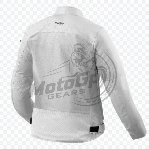 Weiße Textil-Rennjacke – Stilvoll, Leicht & Langlebig für Herren