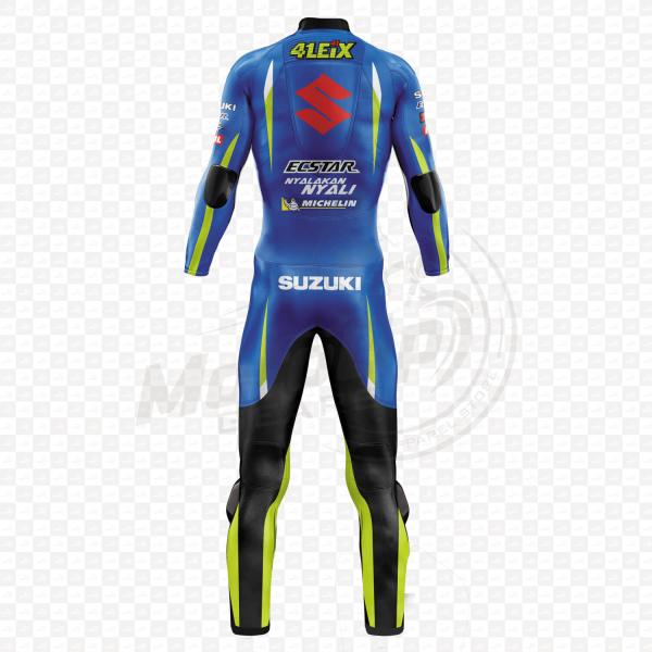 Suzuki Aleix Espargaro 2016 Gsxr Genuine leather Biker Suit