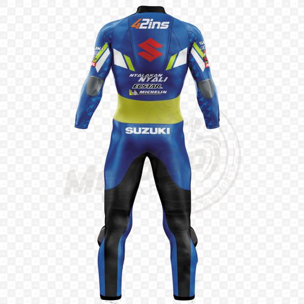 Tuta Moto in Pelle Suzuki Alex Rins 2019 Monopezzo
