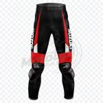 Pantaloni in Pelle Maverick Viñales Suzuki Nero e Rosso