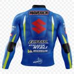 Suzuki Maverick Vinale 2016 Gsxr Blue Biker Jacket