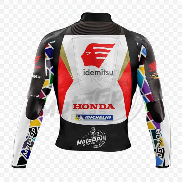 Takaaki Nakagami 2022 MotoGP Motorrad Lederjacke – Echtes Rindsleder