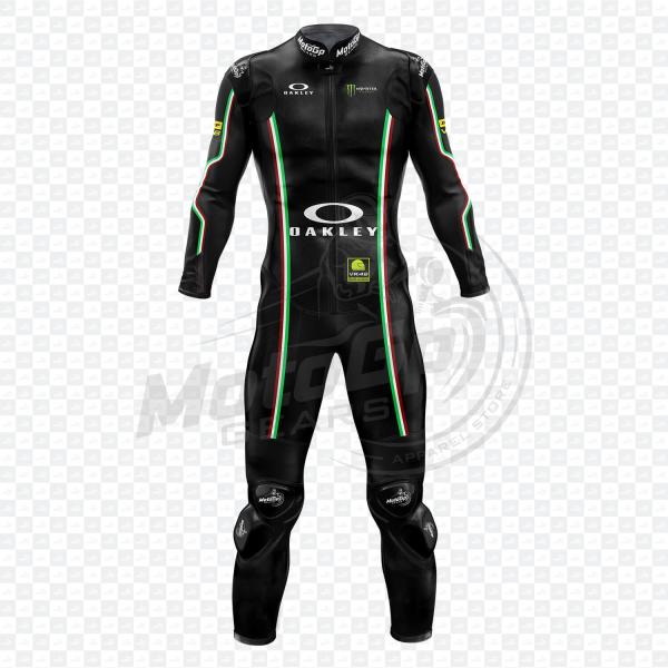 Traje de Cuero Motogp Riders Oakley 2017 Negro