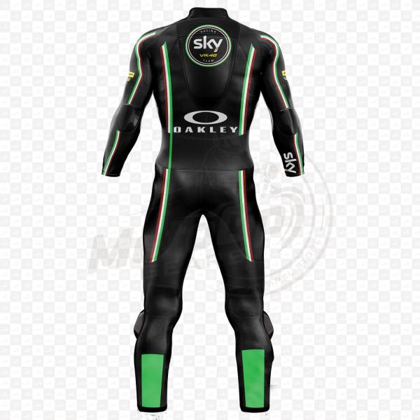 Combinaison en Cuir Noire Motogp Riders Oakley 2017