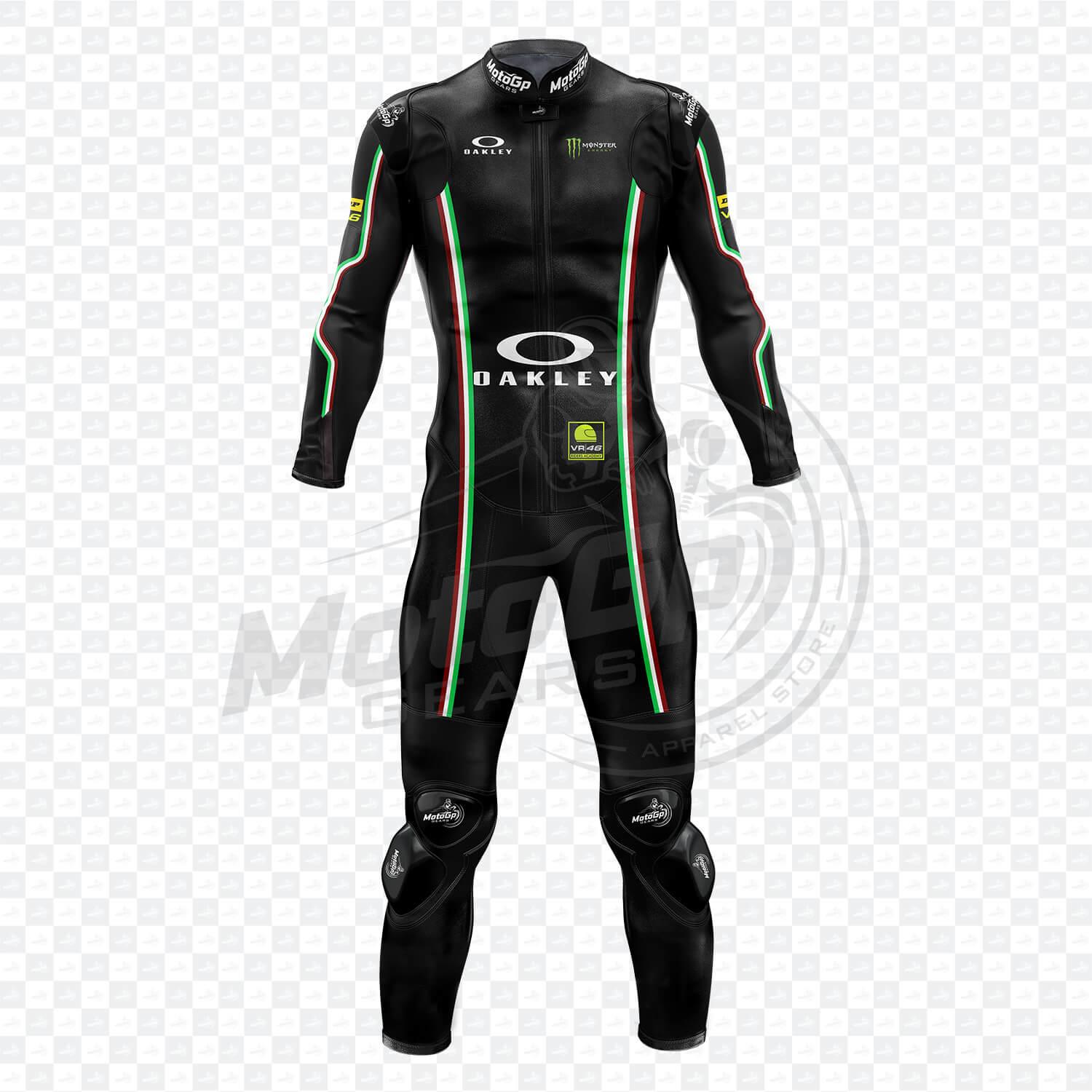 Combinaison en Cuir Noire Motogp Riders Oakley 2017