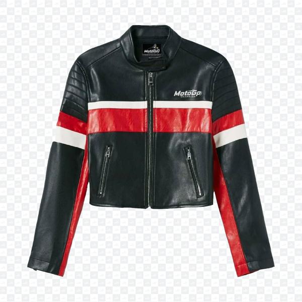 Giacca in pelle donna semi moto fatta a mano