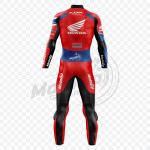 Xavi Vierge Honda Red Motorcycle Leather Suit