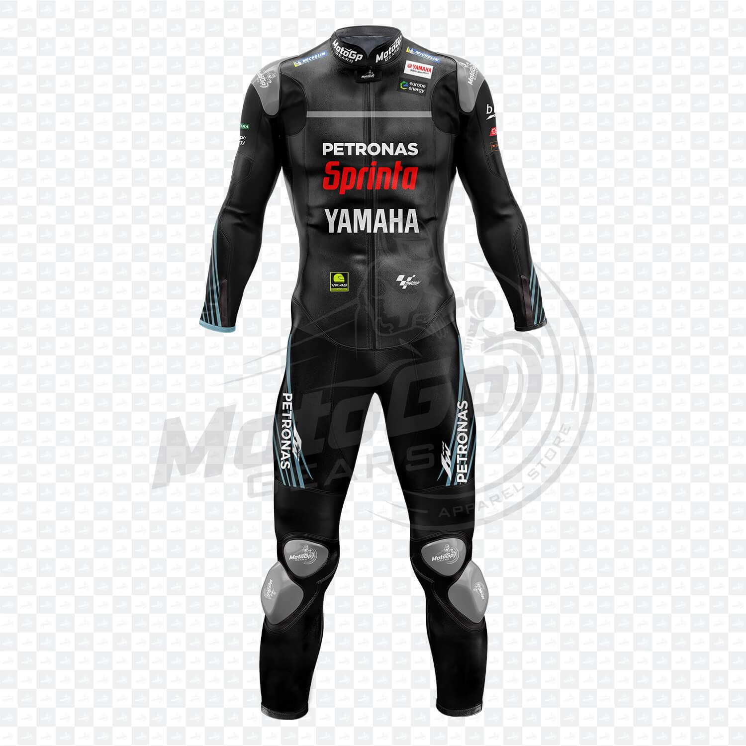 Yamaha Fabio Quartararo 2019 Petronas Ein- oder Zweiteiler Leder Rennanzug