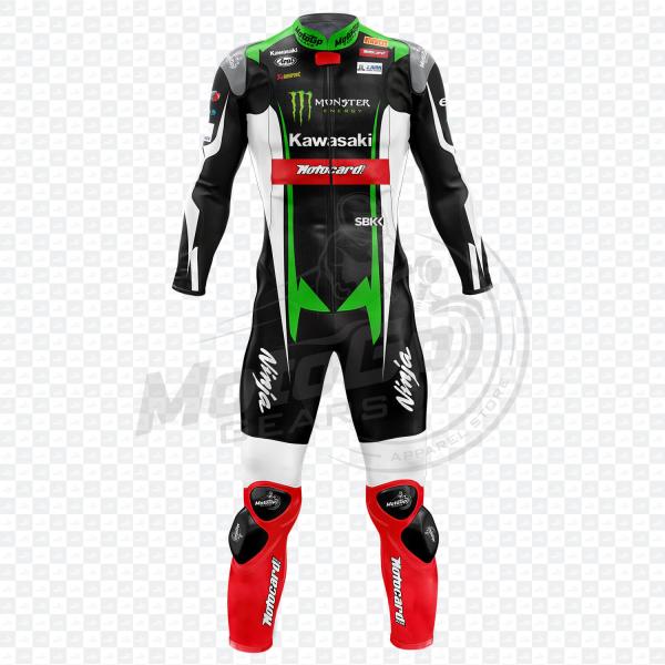 Combinaison en Cuir Kawasaki Tom Sykes 2017