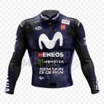 Yamaha Valentino Rossi 2018 Movistar Lederjacke