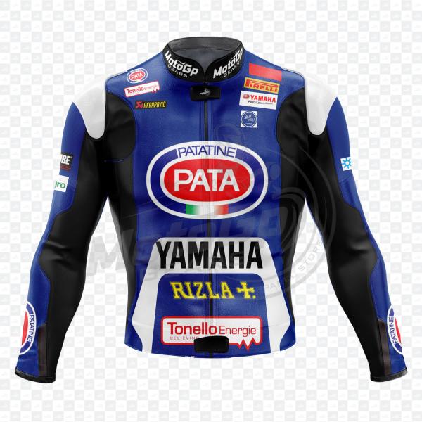 Yamaha Michael Van Der Mark 2017 Leather Jacket