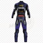 Black Leather Yamaha Motorcycle Custom Suit