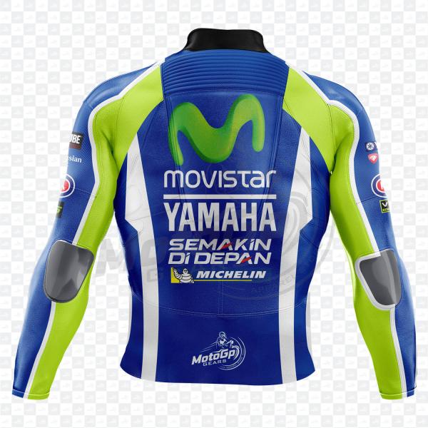 Veste cuir MotoGP Yamaha Valentino Rossi 2016