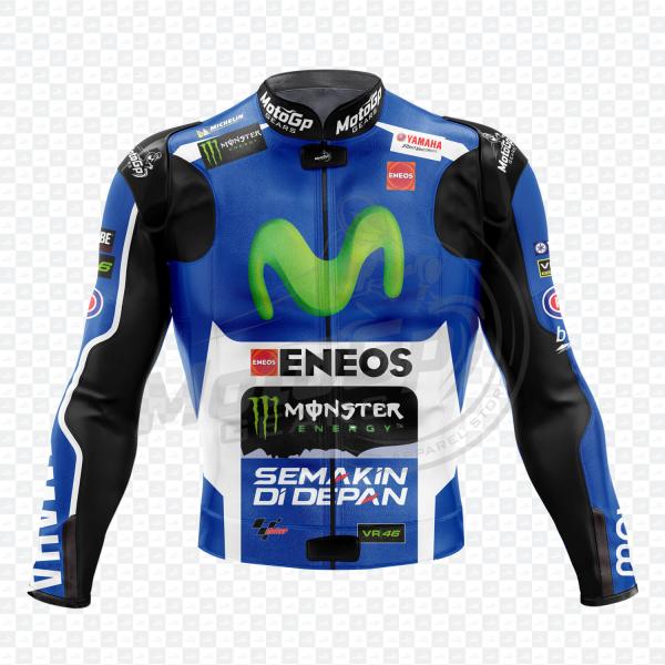 Chaqueta de cuero MotoGP Yamaha Valentino Rossi 2016