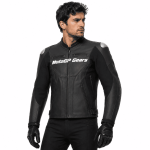 Vortex Air Black Racing Motorcycle Jacket